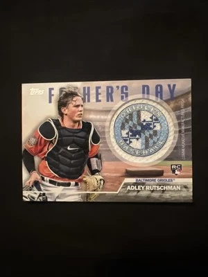 2023 Adley Rutschman Topps Series 2 Fathers Day Patch Rookie RC #FD-AR - Image 1 of 2