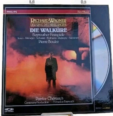 Richard Wagner Der Ring Des Nibelungen Die Walkure 1980 Unitel Laserdisc USED Foto 1 de 4