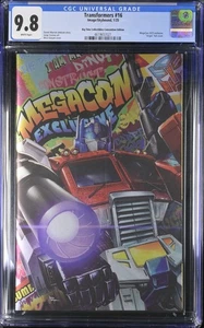 Transformers #16 CGC 9.8 Imagen 2025 MegaCon 2025 Variante Lámina Virgen Big Time - Imagen 1 de 2