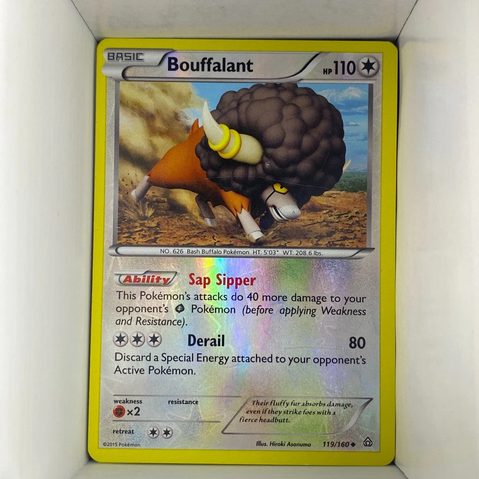 Bouffalant 119/160 XY—Primal Clash Uncommon English Holo Rare - Image 1 of 1