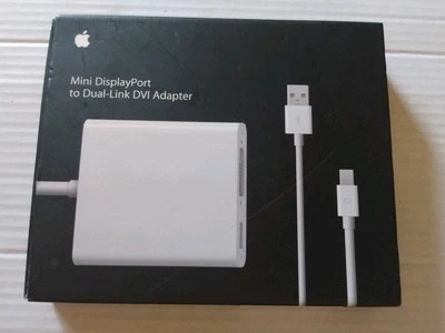 Apple MB571Z/A Mini Display Port to Dual Link DVI Adapter. White-New Open Box - Image 1 of 4