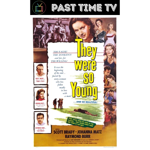 They Were so Young (1954) Raymond Burr Scott Brady Classic Crime Melodrama Film Foto 1 de 1