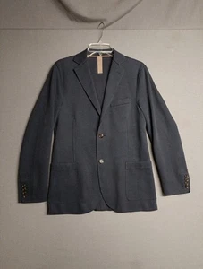 Eleventy Cotton Blend Blazer Mens Size 48 Chest 38" Raw Seams Sport Unstructured - Picture 1 of 18