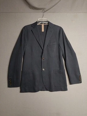 Мужской блейзер Eleventy из хлопковой смеси размер 48 грудь 38 дюймов необработанные швы спортивный неструктурированный - Изображение 1 из 4