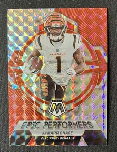 2023 Mosaic  JAMARR CHASE  SILVER PRIZM  EPIC PERFORMERS  Cincinnati Bengals   - Picture 1 of 2