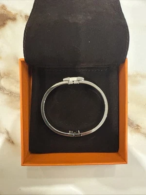 Pulsera Hermes Clic H Caja Rosa Incluida Talla PM Foto 1 de 4