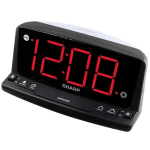 Sharp LED Digital Alarm Clock – Simple Operation - Easy to See Large Numbers ... - Picture 1 of 8