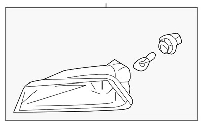正品讴歌灯总成 R 前转向信号 333300-TK4-A11 — 第 1/2 张图片