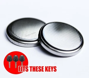 Mitsubishi L200 Ersatzbatterie für Schlüsselanhänger / Alarm / Fernbedienung (2 Batterien) - Bild 1 von 1