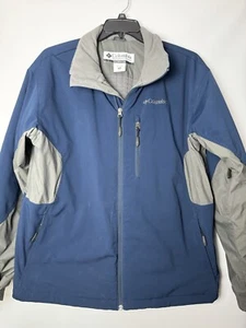 Columbia Omni Shield LANGÄRMLIGE BLAUE HERRENJACKE MIT FORTGESCHRITTENER ABWEISUNG. Gr. XL - Bild 1 von 12