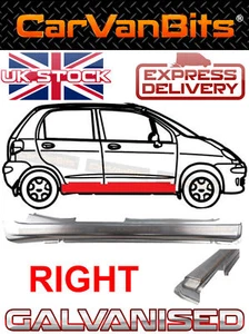 PANEL DE ÓXIDO EXTERIOR CUERPO DE REPARACIÓN DE UMBRAL COMPLETO PARA DAEWOO CHEVCHEVROLET MATIZ I M100 98-08 - Imagen 1 de 6