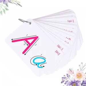 2 Sets Abc Flashcard Alphabet Flash Cards Word Flashcards Toddlers - Picture 1 of 12