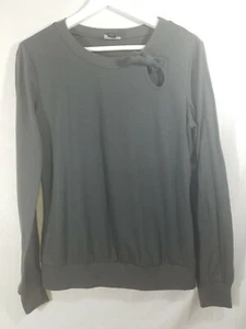 Suéter gris Allen B by Allen Shwartz manga larga talla S arco - Imagen 1 de 5