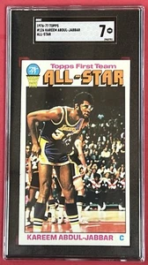 1976 TOPPS ALL-STAR #126 KAREEM ABDUL-JABBAR Los Angeles LAKERS 🏀 HOF SGC 7 NM - Bild 1 von 2
