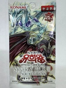 Korean Yugioh SYP1-KR "Synergy Pack 01: Synchro Acceleration" Booster Pack 1pack - Picture 1 of 1