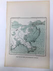 1892 Mouth of Mississippi River New Orleans Antique Nautical Map 132 Years Old!