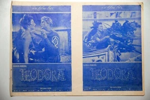 TEODORA RICCARDO FREDA CANALE ITALIAN 1953 BALDINI RARE EXYUGO MOVIE PROGRAM - Picture 1 of 2