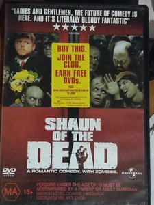 SHAUN OF THE DEAD,DVD, ROMANTIC COMEDY - Picture 1 of 3