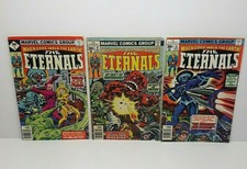 The Eternals #8, 9, 11 *LOT OF 3* Jack Kirby Marvel Comics! 1977 VG- to VG