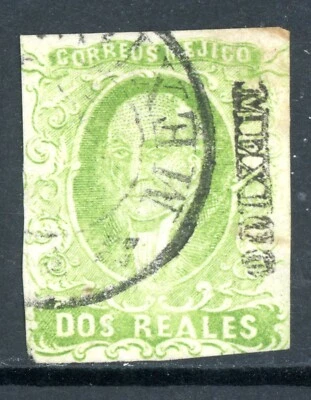 México 1856 Hidalgo Dos Real Scott #3 VFU J771 Foto 1 de 4