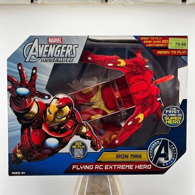New Marvel Avengers Assemble Iron Man Flying RC Extreme Hero Toy Remote Control - Image 1 of 4