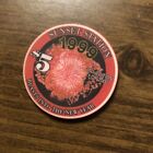 $5  Sunset Station 1999 nevada  casino chip rare