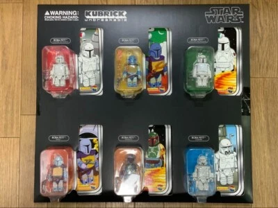 Medicom Kubrick Star Wars 2009 Boba Fett Collection Blister Carded Set of 6 pcs - Image 1 of 2