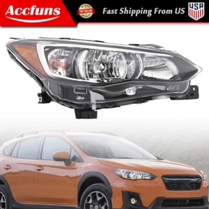 Faro para Subaru Impreza/Crosstrek 2017-2018 lente halógena derecha transparente cromado - Imagen 1 de 9
