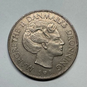 1973 Denmark 1 Krone - Beautiful Coin - #B-039 - Picture 1 of 2