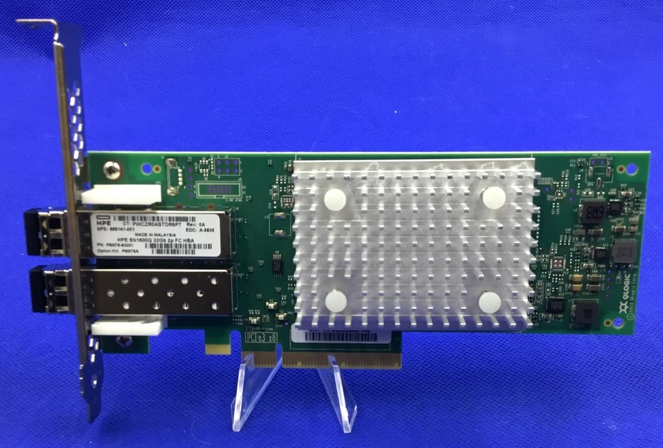 P9M76A QLE2742-HP 868141-001 HPE SN1600Q 32GB DUAL PORT FC HBA P9M76-63001 - Image 1 of 2