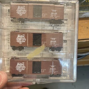 N Micro-Trains MTL 20029-2 NH New York New Haven & Hartford Box Car Set 3 Stück  - Bild 1 von 4