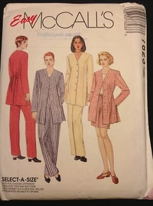 Pattern McCall’s 7823, misses’ jacket, top, pants, shorts, size 12-16 - Picture 1 of 2