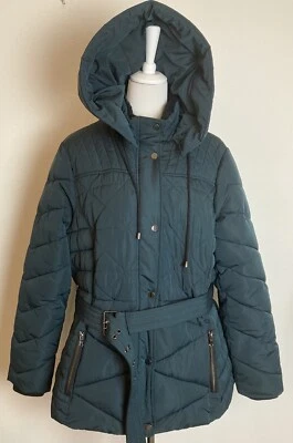 C&A THE OUTERWEAR DAMEN ANORAK STEPPJACKE Mit Kapuze Grün Gr.48 - Bild 1 von 4
