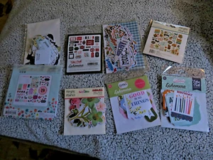 8 pck Ephemera pieces - diecut cardstock - flowers and plants, miscellaneous - Picture 1 of 5