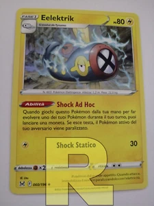 2x Eelektrik ® Origine Perduta 060/196 ® Non Comune ® Pokemon ® Italiano - Picture 1 of 1