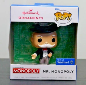 Funko POP! Mr Monopoly Hallmark Christmas Tree Ornament (Walmart Exclusive) - Picture 1 of 5
