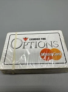 Playing Cards Deck Master Card Canadian Tire Options Advert NEW Sealed - Picture 1 of 2