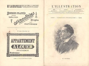 STAR Théâtre Comédie Francese Jules Truffier Attore Foto 1894 - Picture 1 of 2