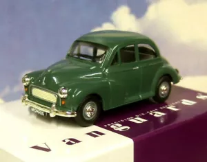 EXCELLENT VANGUARDS 1/43 DIECAST MORRIS MINOR SALOON IN ALMOND GREEN VA05801 - Picture 1 of 4