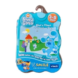 Vtech Cartridge V. Smile Blue's Clues Collection Day Education VTech NEW - Picture 1 of 2