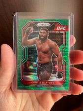Curtis Blaydes Green Pulsar Prizm /25 - 2021 Panini Prizm UFC Debut #50