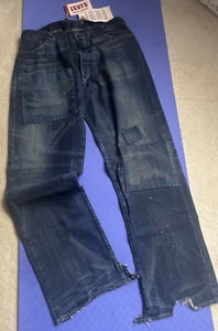 Levi’s Vintage Clothing Spur Bites 13.5oz Vault 2 501 Jeans Pants 36X34 Made USA - Picture 1 of 10