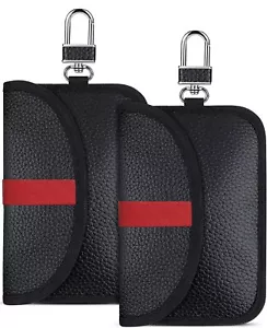 2 Pack Faraday Bag for Key Fob, Faraday Key Fob Protector, Keyless Signal Blo... - Picture 1 of 6