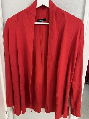 verve Ami Cardigan Sweater Women's L Red Blend - Image 1 of 4