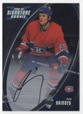 2002-03 Be a Player Signature Series Autographs Ron Hainsey Auto Canadiens #186