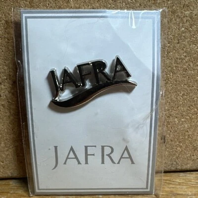 New JAFRA Skin And Beauty Products Lapel Pin Silvertone - Image 1 of 4