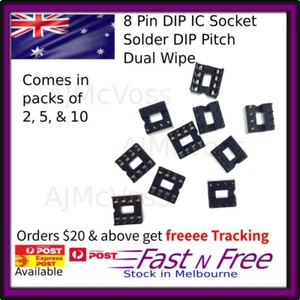 DIP/DIL IC Socket Chip Connector 6 8 14 16 18 20 24N/W 28N/W - Picture 1 of 11