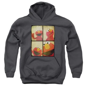 SESAME STREET PHOTO BOOTH ELMO Licensed Kids Boys Girls Hoodie Sweatshirt SM-XL - Picture 1 of 2