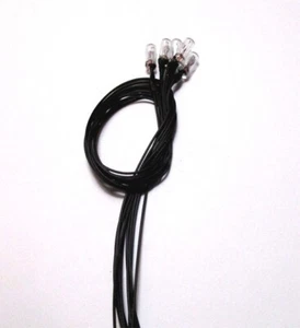 5 Wired Light Bulbs 8v 50ma 4mm Lamps for Pioneer SX Receivers with Tracking # - Picture 1 of 1