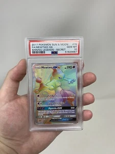 2017 Pokemon Sun & Moon Shining Legends Hyper Rare Mewtwo GX #76 PSA 10 GEM - Picture 1 of 2